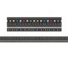 Teacher Created Resources® Chalkboard Brights Straight Rolled Border Trim, 50 Feet
