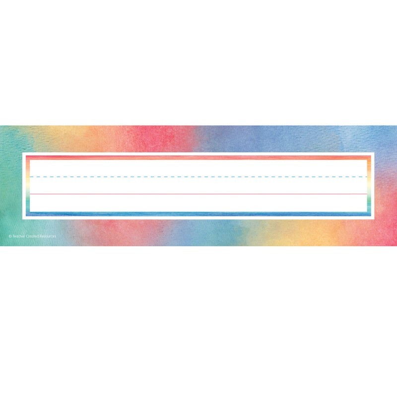 Teacher Created Resources® Watercolor Name Plates