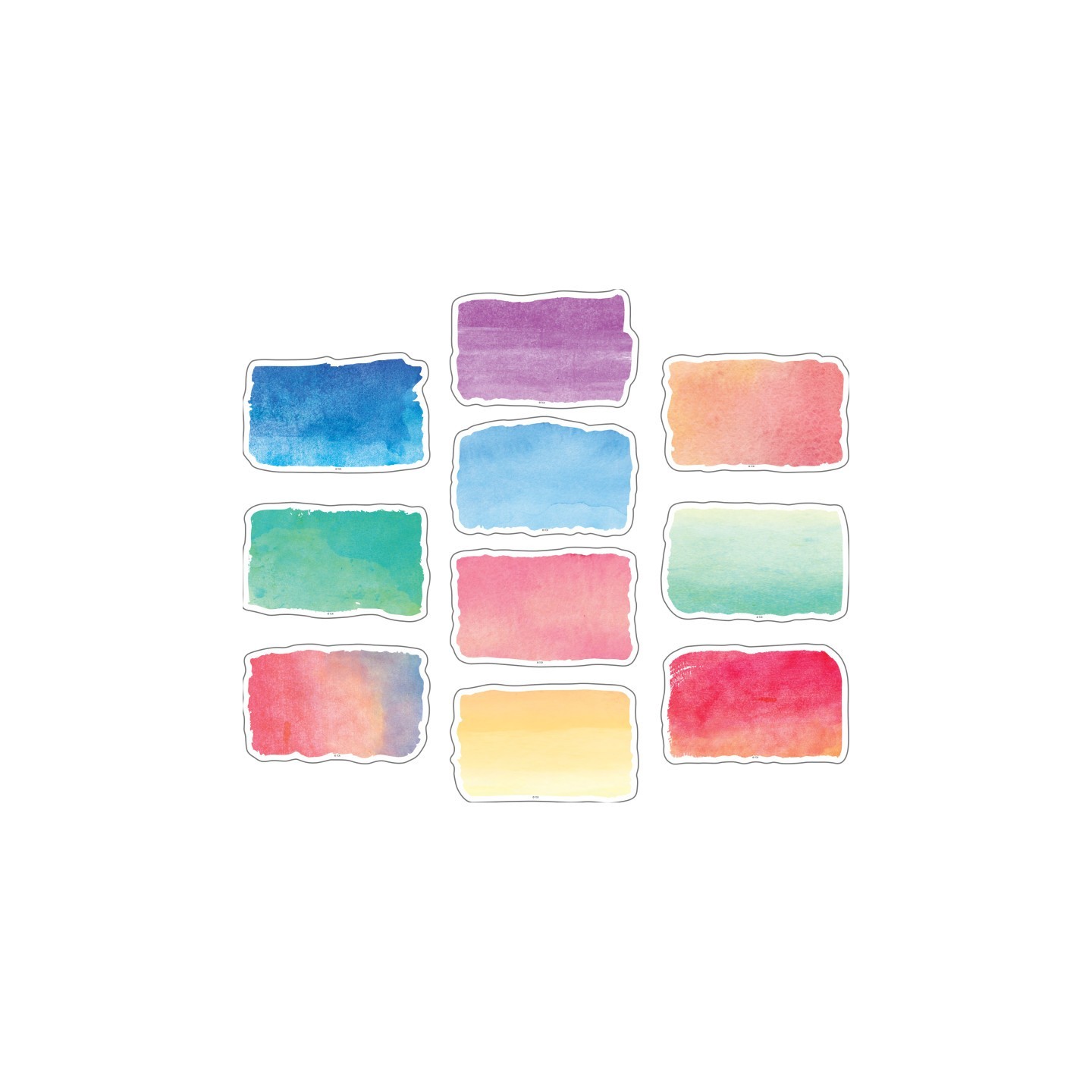 Teacher Created Resources® Watercolor Accents, 30 Per Pack, 3 Packs