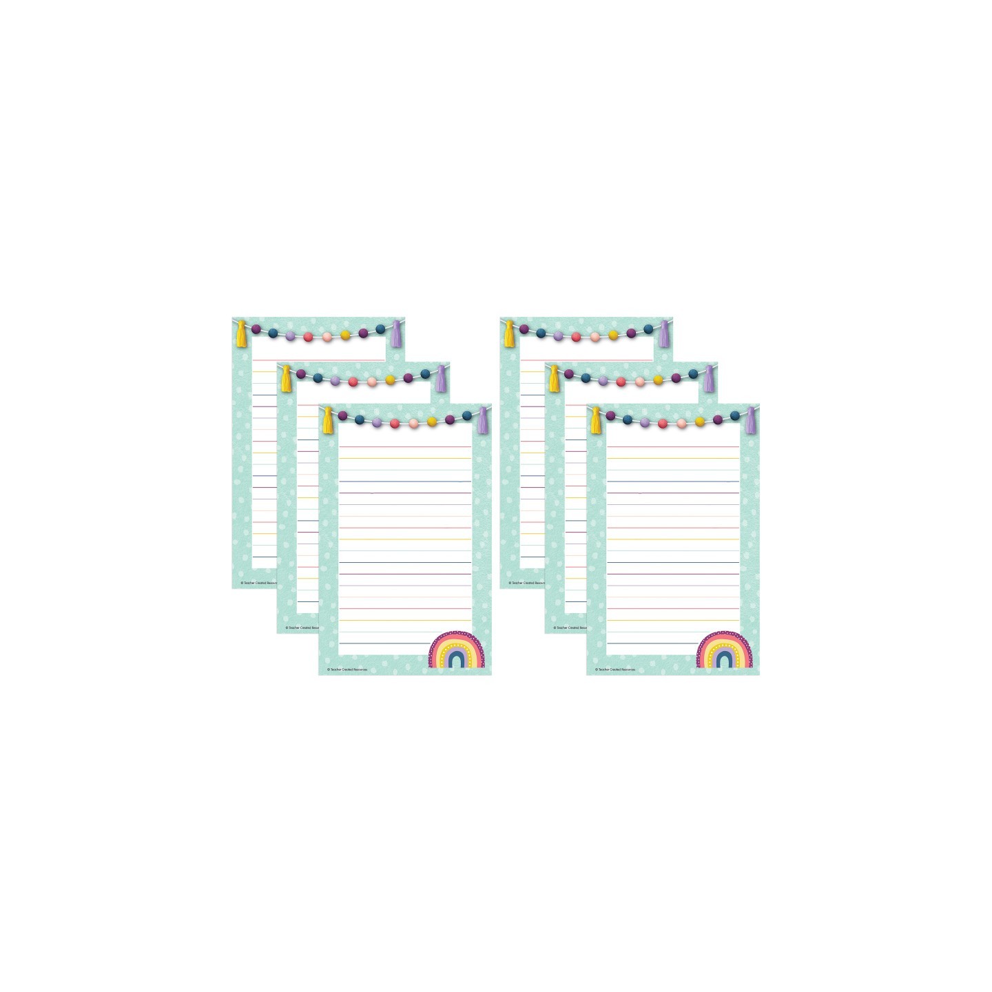 Teacher Created Resources® Oh Happy Day Notepad, Pack of 6