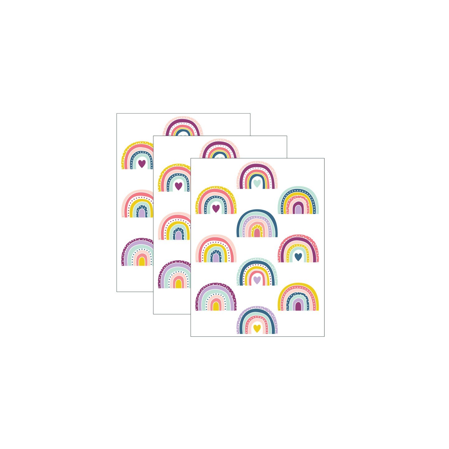Teacher Created Resources® Oh Happy Day Rainbow Accents, 30 Per Pack, 3 Packs