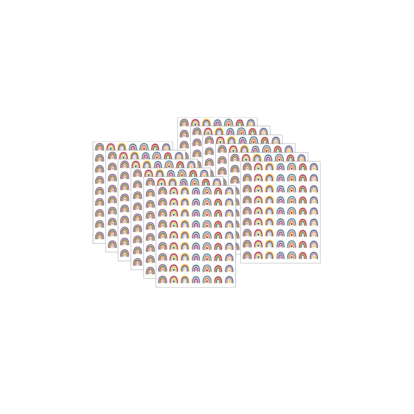 Teacher Created Resources® Oh Happy Day Rainbows Mini Stickers, 378 Per Pack, 12 Packs