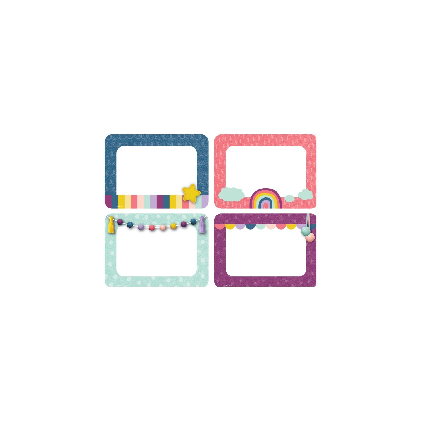 Teacher Created Resources® Oh Happy Day Name Tags/Labels - Multi-Pack, Pack of 36