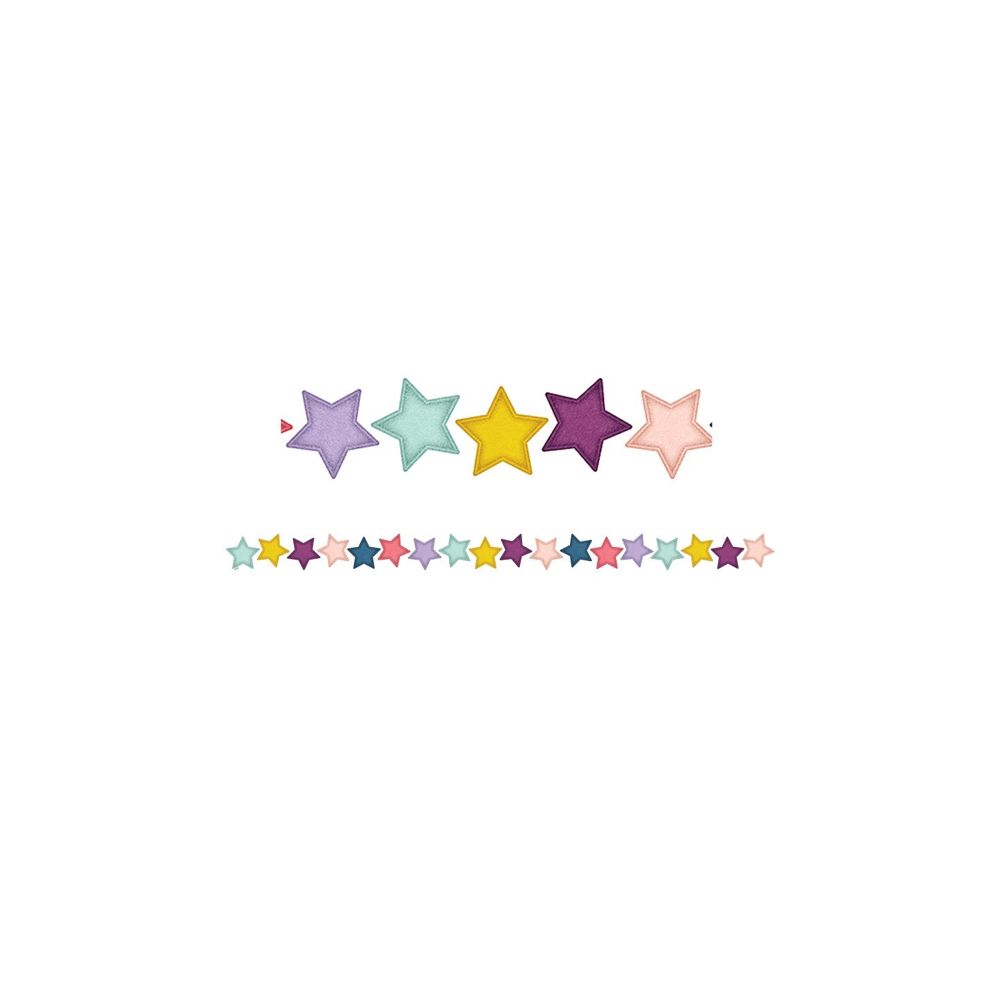 Teacher Created Resources® Oh Happy Day Stars Die-Cut Border Trim, 35 Feet