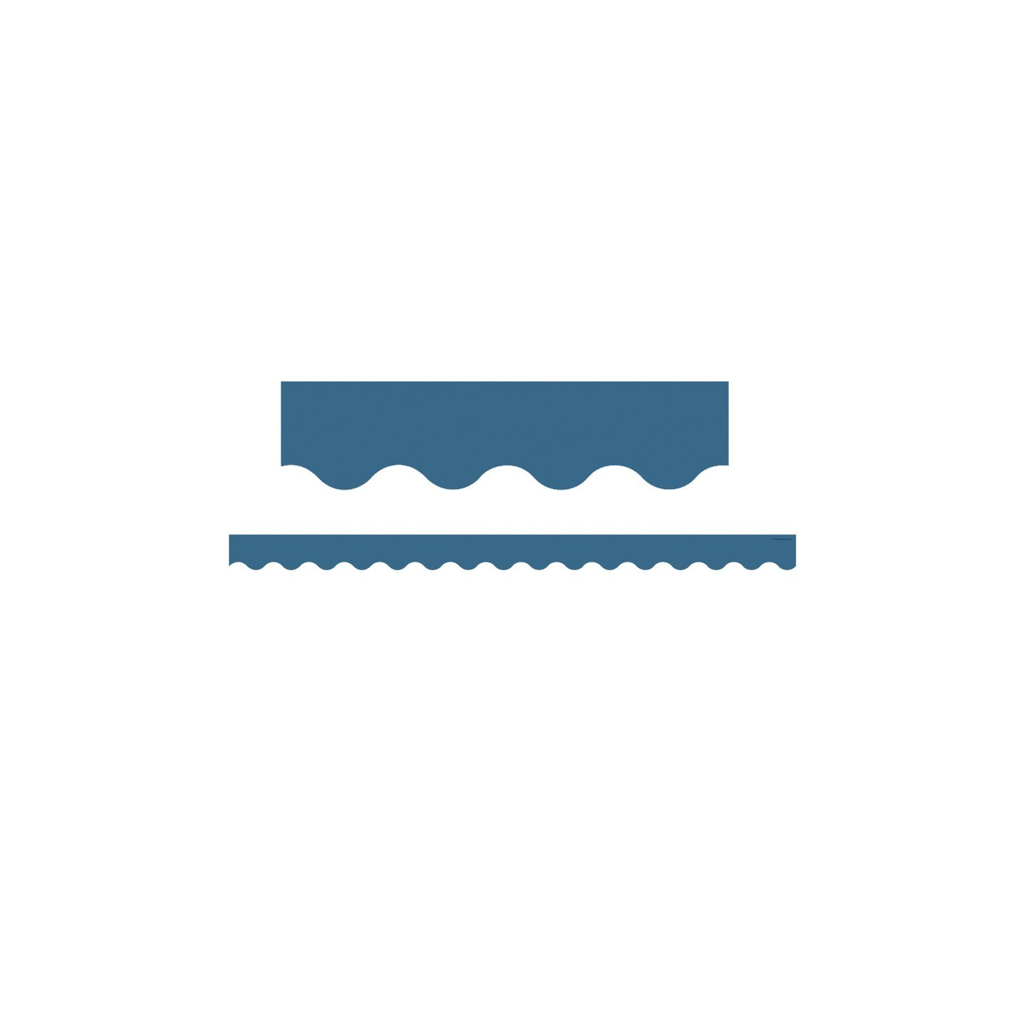 Teacher Created Resources® Slate Blue Scalloped Border Trim, 35 Feet