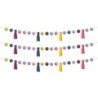Teacher Created Resources® Pom-Poms and Tassels Garland, Pack of 3