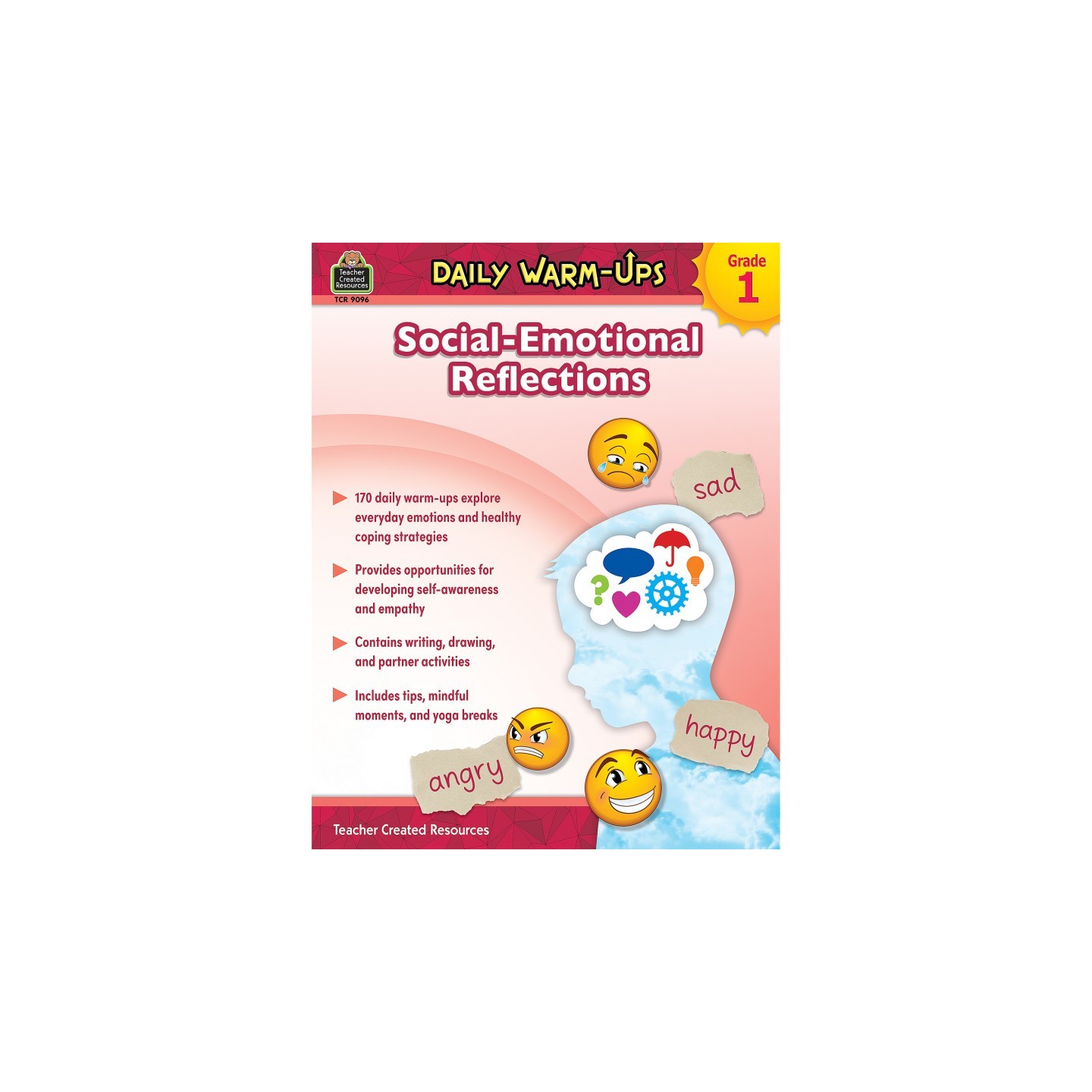 Teacher Created Resources® Daily Warm-Ups: Social-Emotional Reflections (Gr. 1)