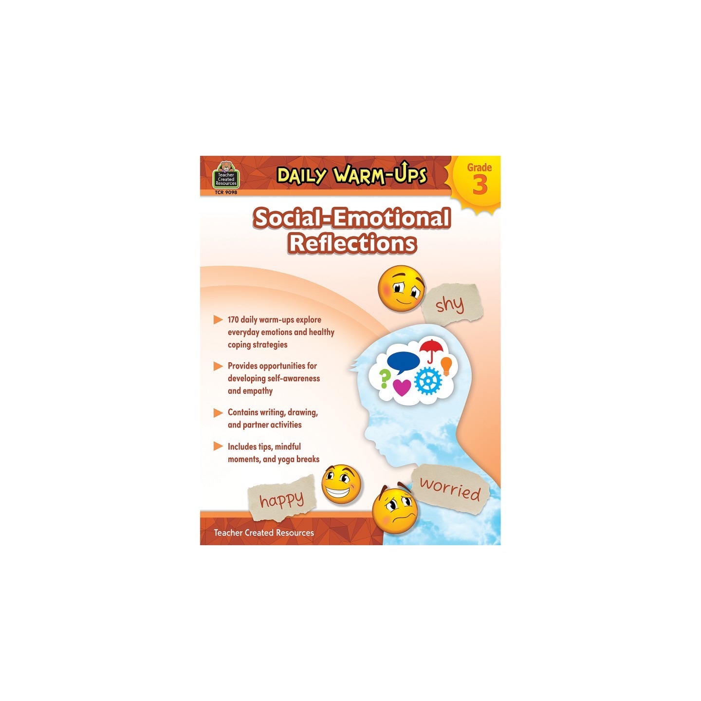 Teacher Created Resources® Daily Warm-Ups: Social-Emotional Reflections (Gr. 3)