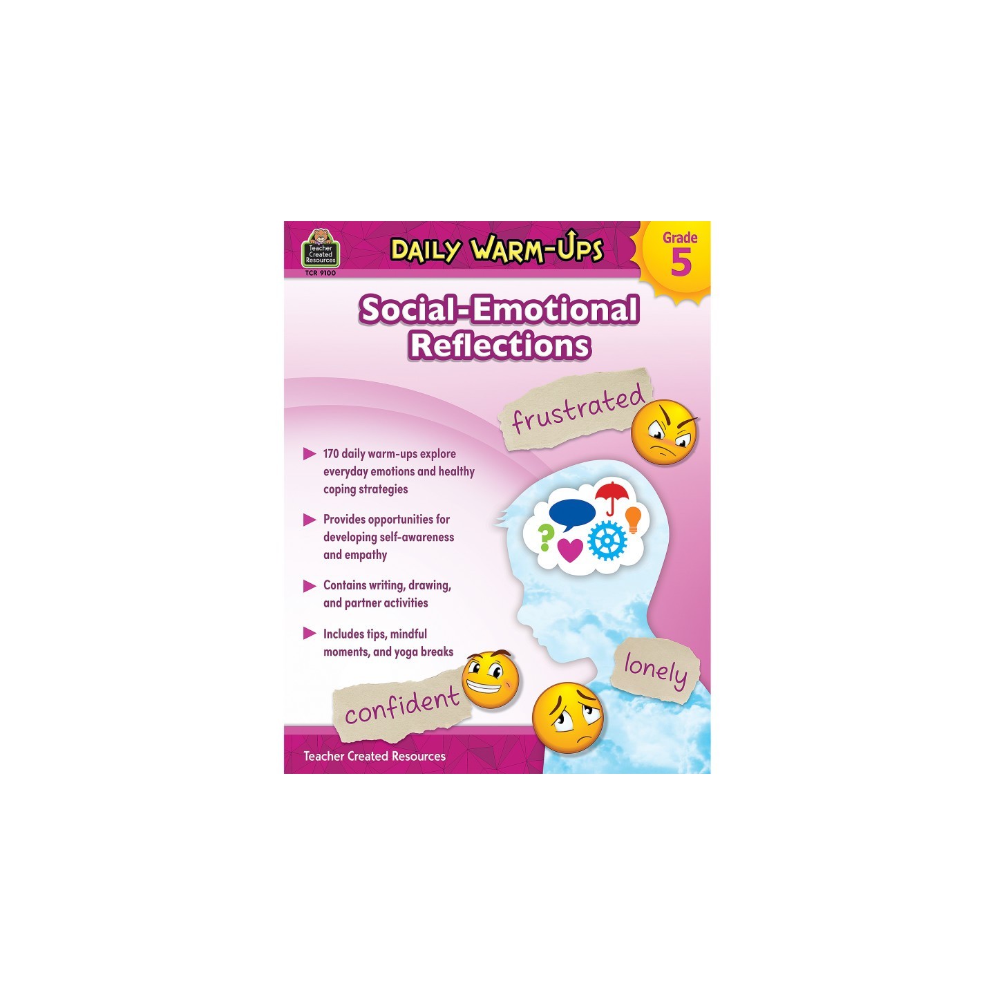 Teacher Created Resources® Daily Warm-Ups: Social-Emotional Reflections (Gr. 5)
