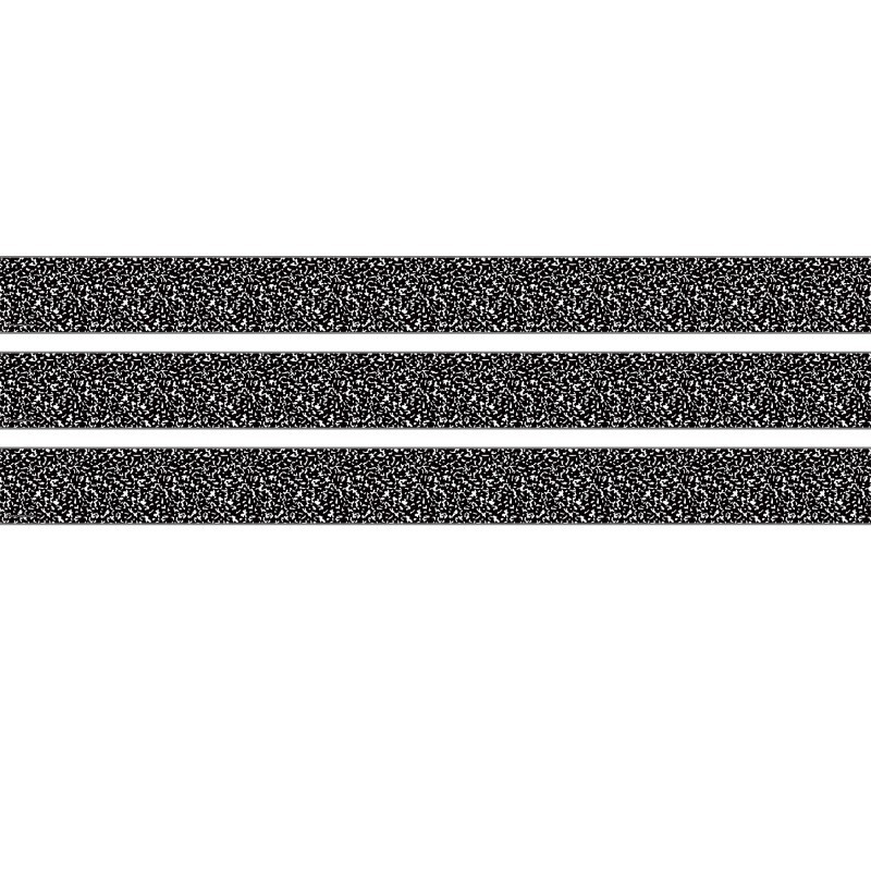 Teacher Created Resources® Composition Straight Rolled Border Trim, 50 Feet, 3 Rolls