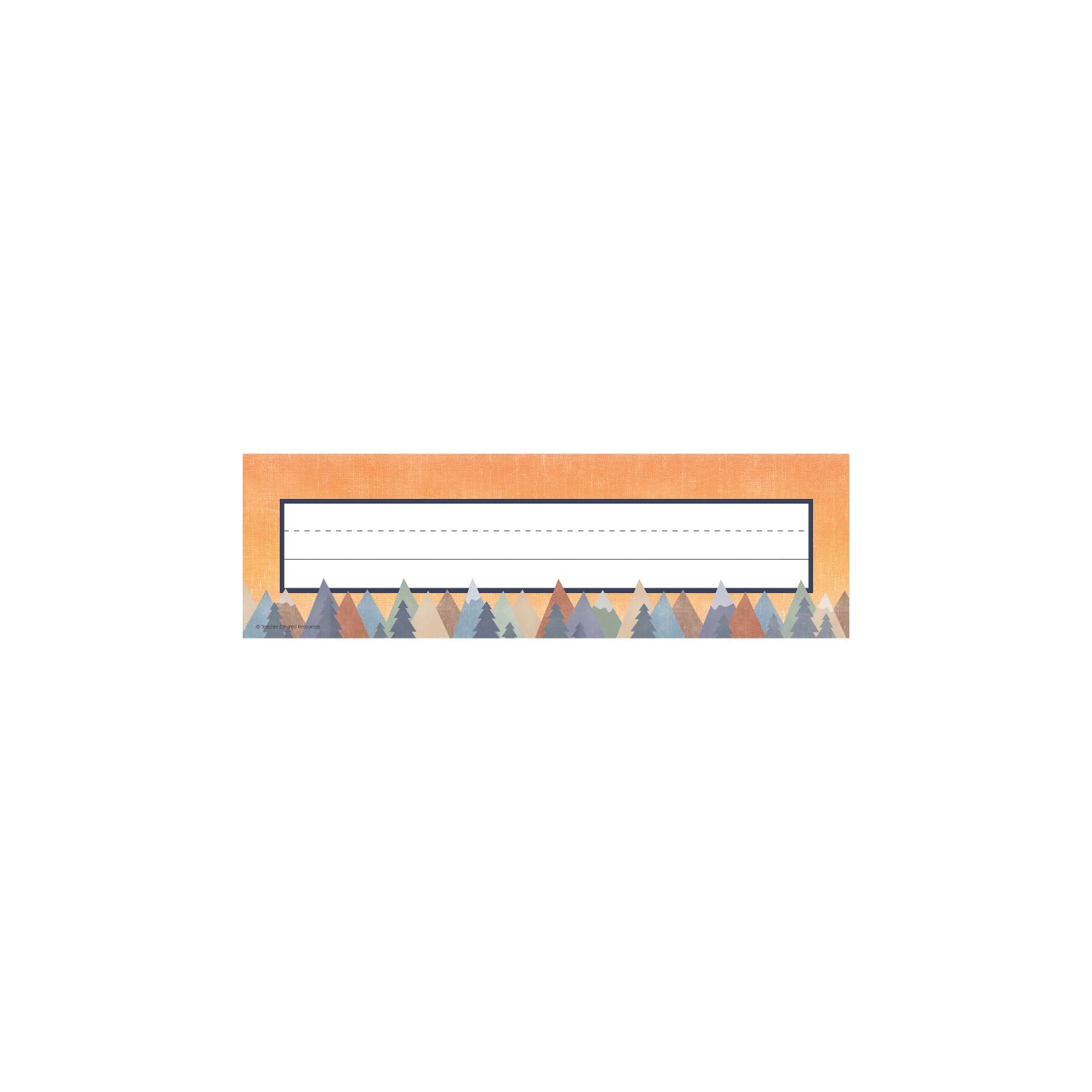 Teacher Created Resources® Moving Mountains Flat Name Plates, Pack of 36