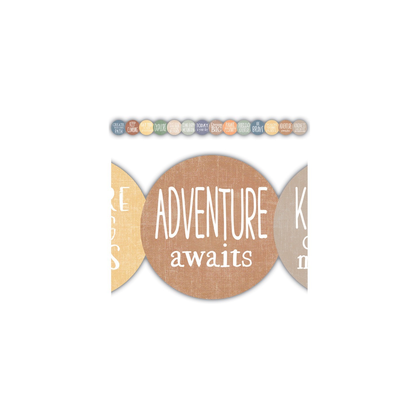 Teacher Created Resources® Moving Mountains Positive Saying Die-Cut Border
