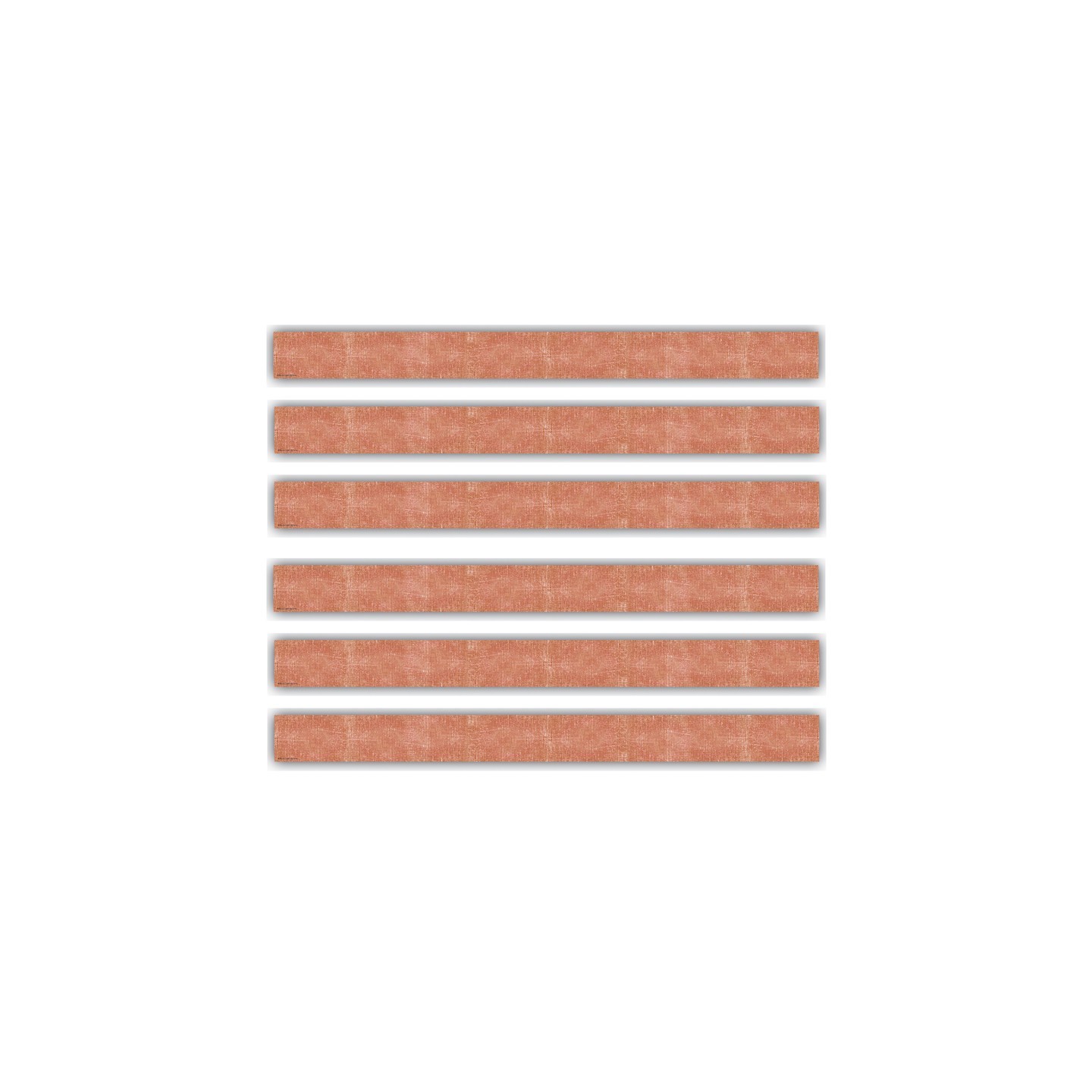 Teacher Created Resources® Moving Mountains Terra Cotta Straight Border Trim, 35 Feet Per Pack, 6 Packs