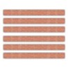 Teacher Created Resources® Moving Mountains Terra Cotta Straight Border Trim, 35 Feet Per Pack, 6 Packs