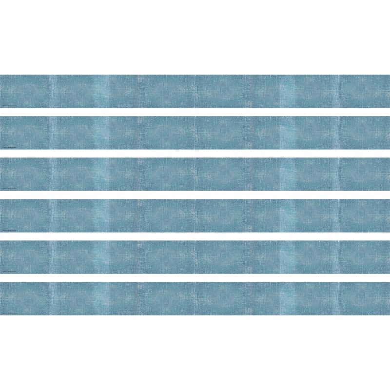 Teacher Created Resources® Moving Mountains Blue Straight Border Trim, 35 Feet Per Pack, 6 Packs