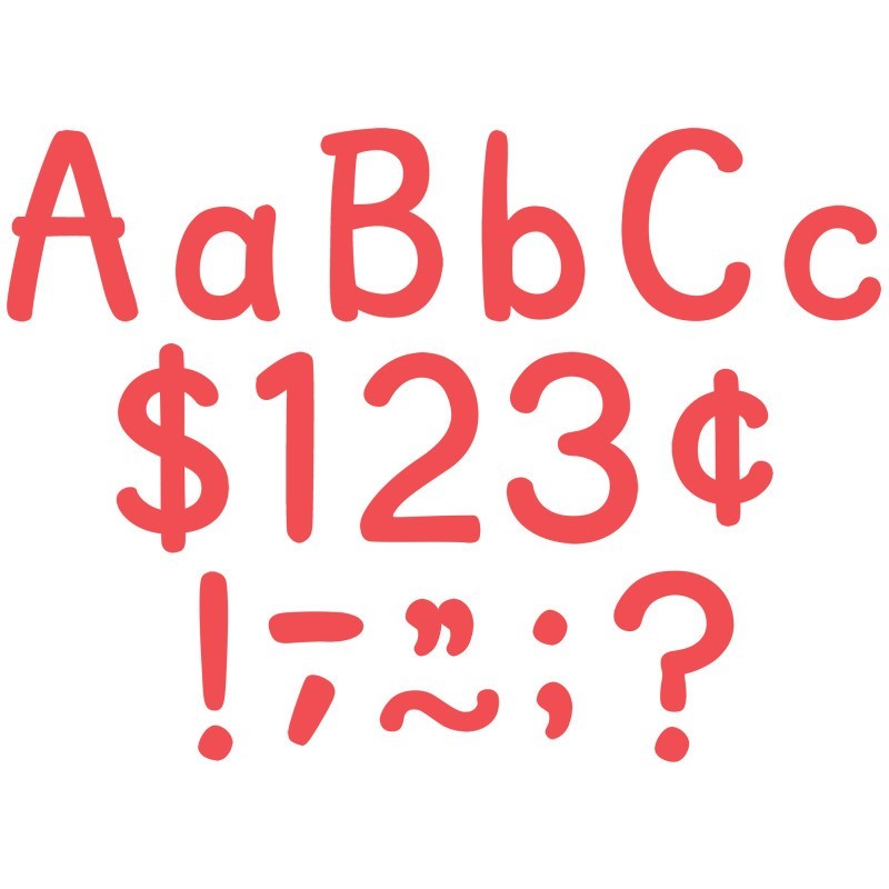 Teacher Created Resources® Melon Red 4" Modern Classic Letters Combo Pack, Pack of 257