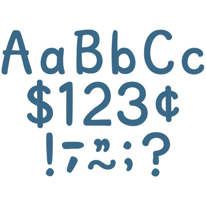 Teacher Created Resources® Slate Blue 4" Modern Classic Letters Combo Pack, Pack of 257
