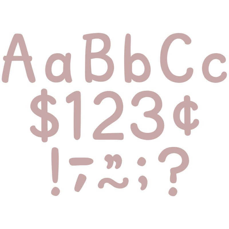 Teacher Created Resources® Light Mauve 4" Modern Classic Letters Combo Pack, Pack of 257