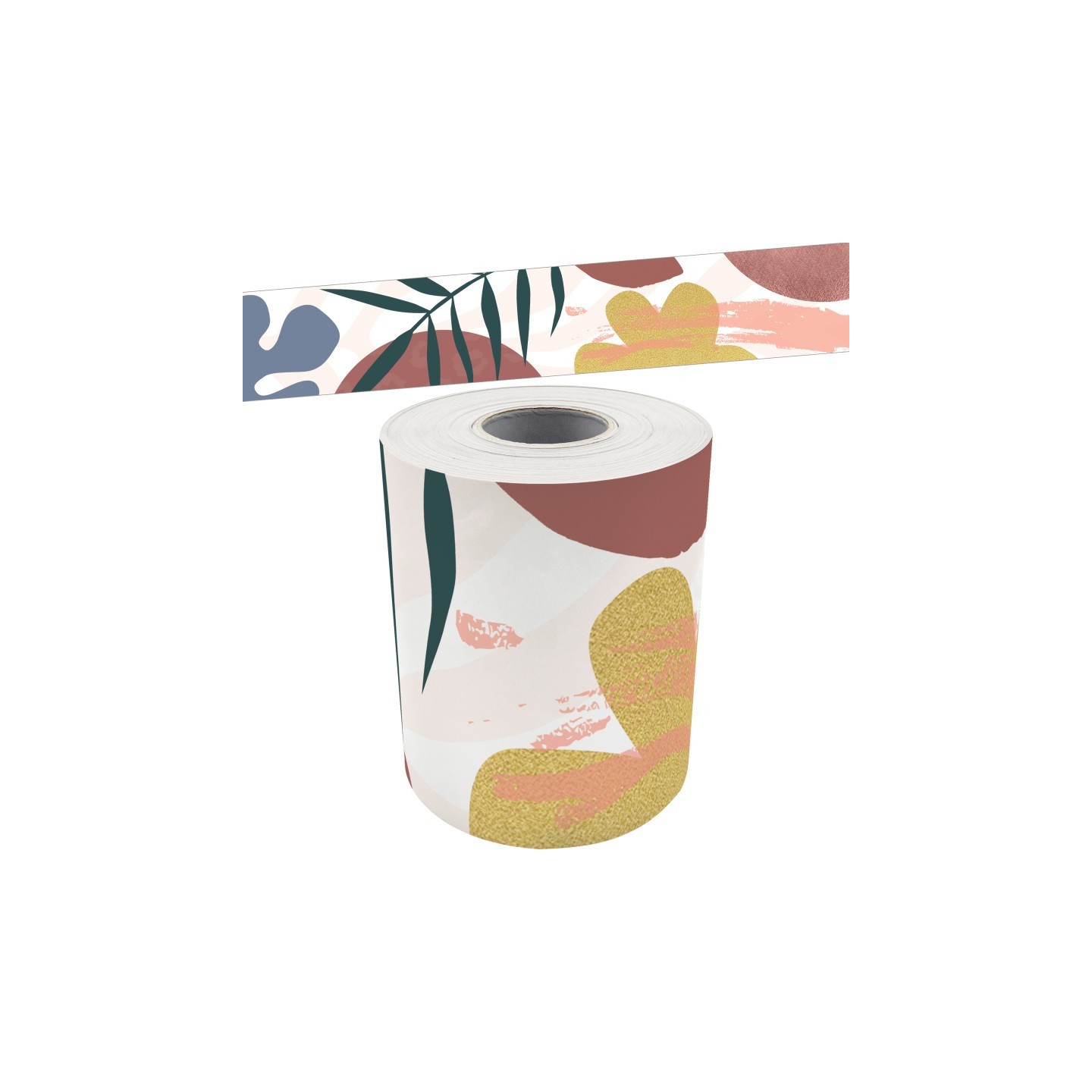Teacher Created Resources® Wonderfully Wild Straight Rolled Border Trim, 50 Feet