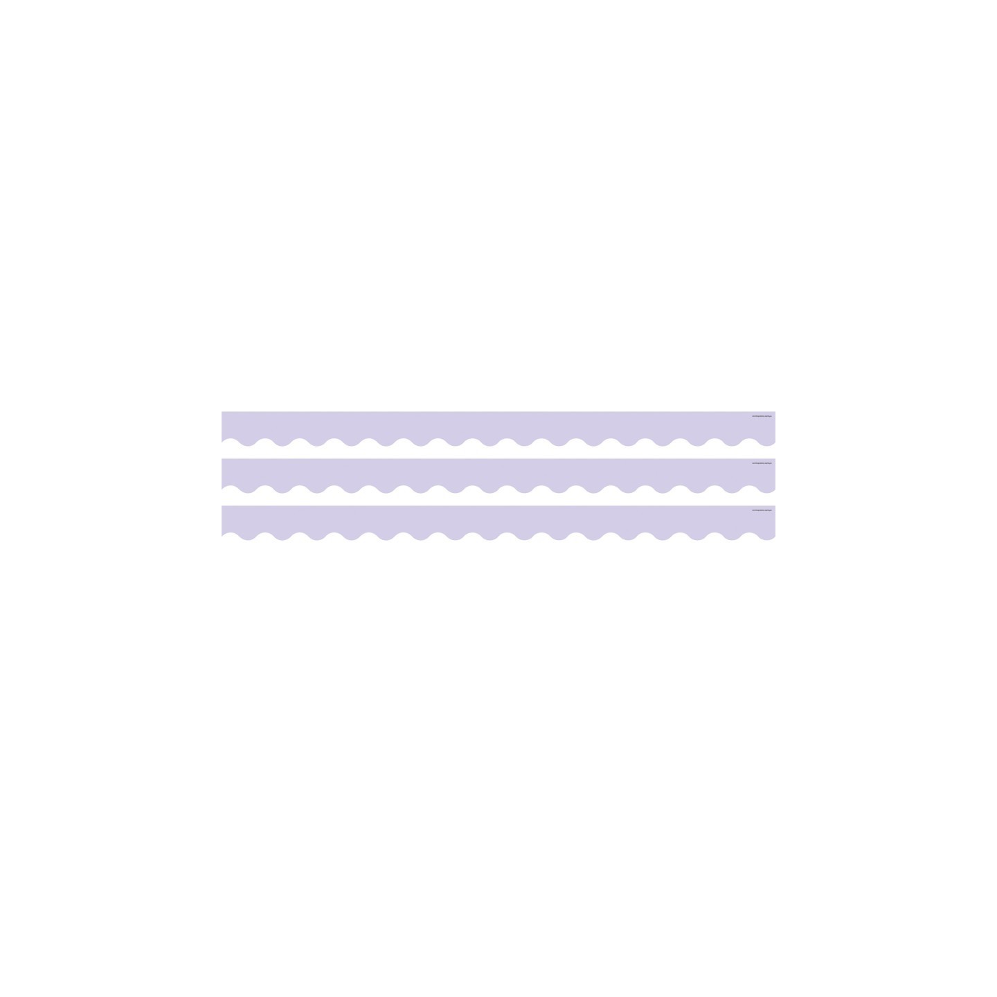 Teacher Created Resources® Lavender Scalloped Rolled Border Trim, 50 Feet, 3 Rolls