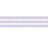 Teacher Created Resources® Lavender Scalloped Rolled Border Trim, 50 Feet, 3 Rolls