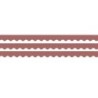 Teacher Created Resources® Deep Rose Scalloped Rolled Border Trim, 50 Feet, 3 Rolls