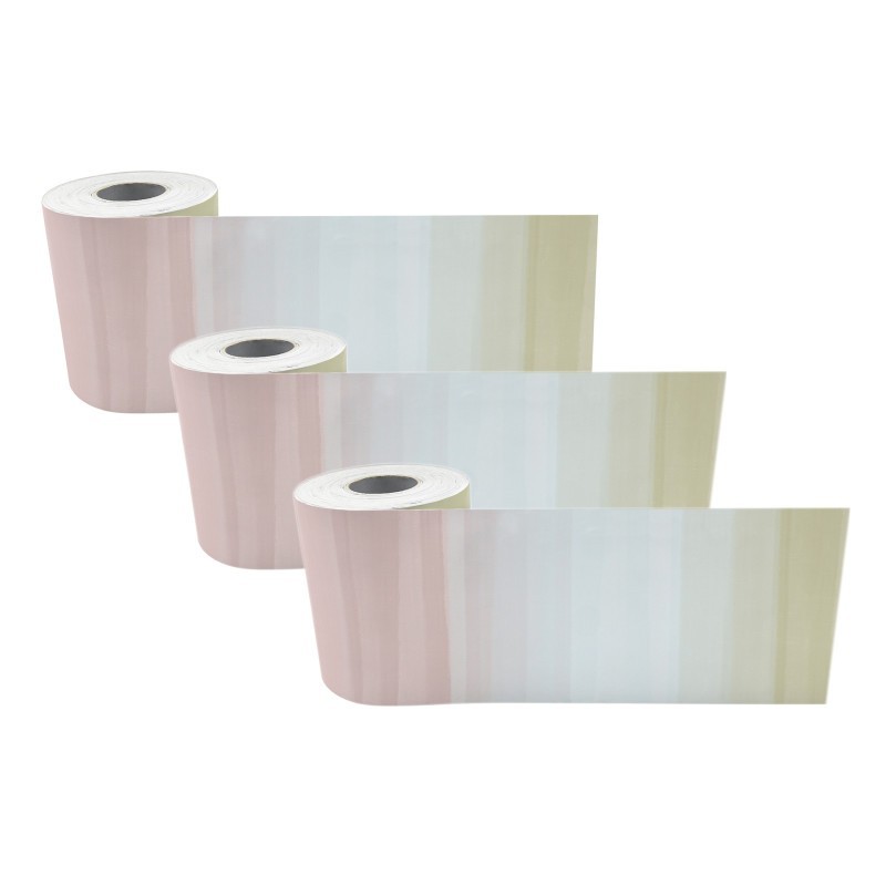 Teacher Created Resources® Straight Rolled Border Trim, Cool Tones, 50 Feet, Pack of 3