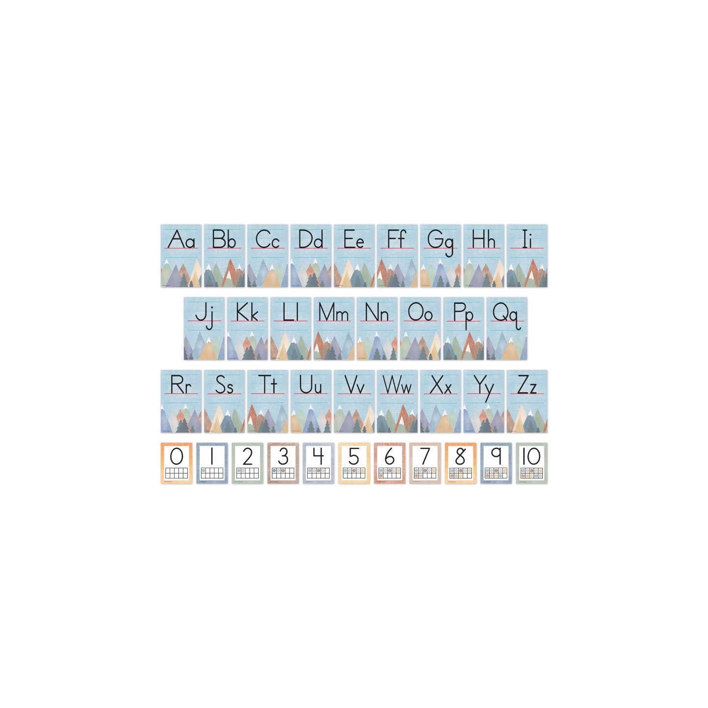 Teacher Created Resources® Moving Mountains Alphabet Bulletin Board Set