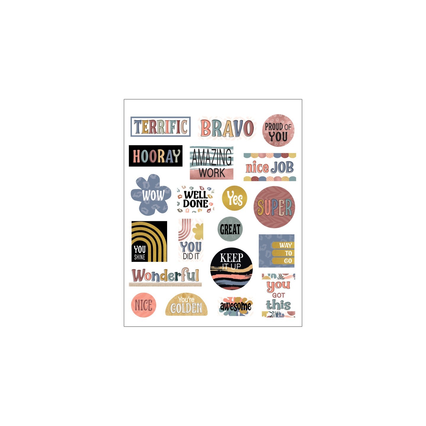 Teacher Created Resources® Wonderfully Wild Stickers, Pack of 120