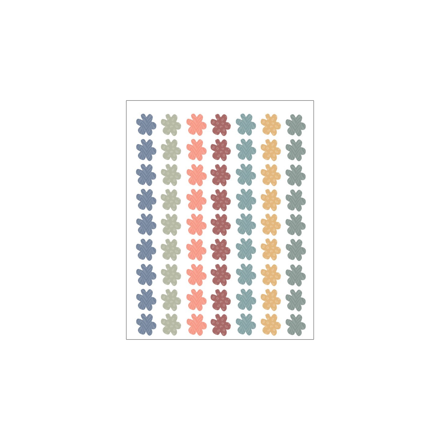 Teacher Created Resources® Wonderfully Wild Flowers Mini Stickers, Pack of 378