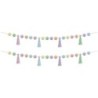 Teacher Created Resources® Pastel Pop Pom-Poms and Tassels Garland, 60", Pack of 2