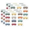 Teacher Created Resources® Moving Mountains Road Trip Camper Vans Mini Accents, 36 Per Pack, 6 Packs