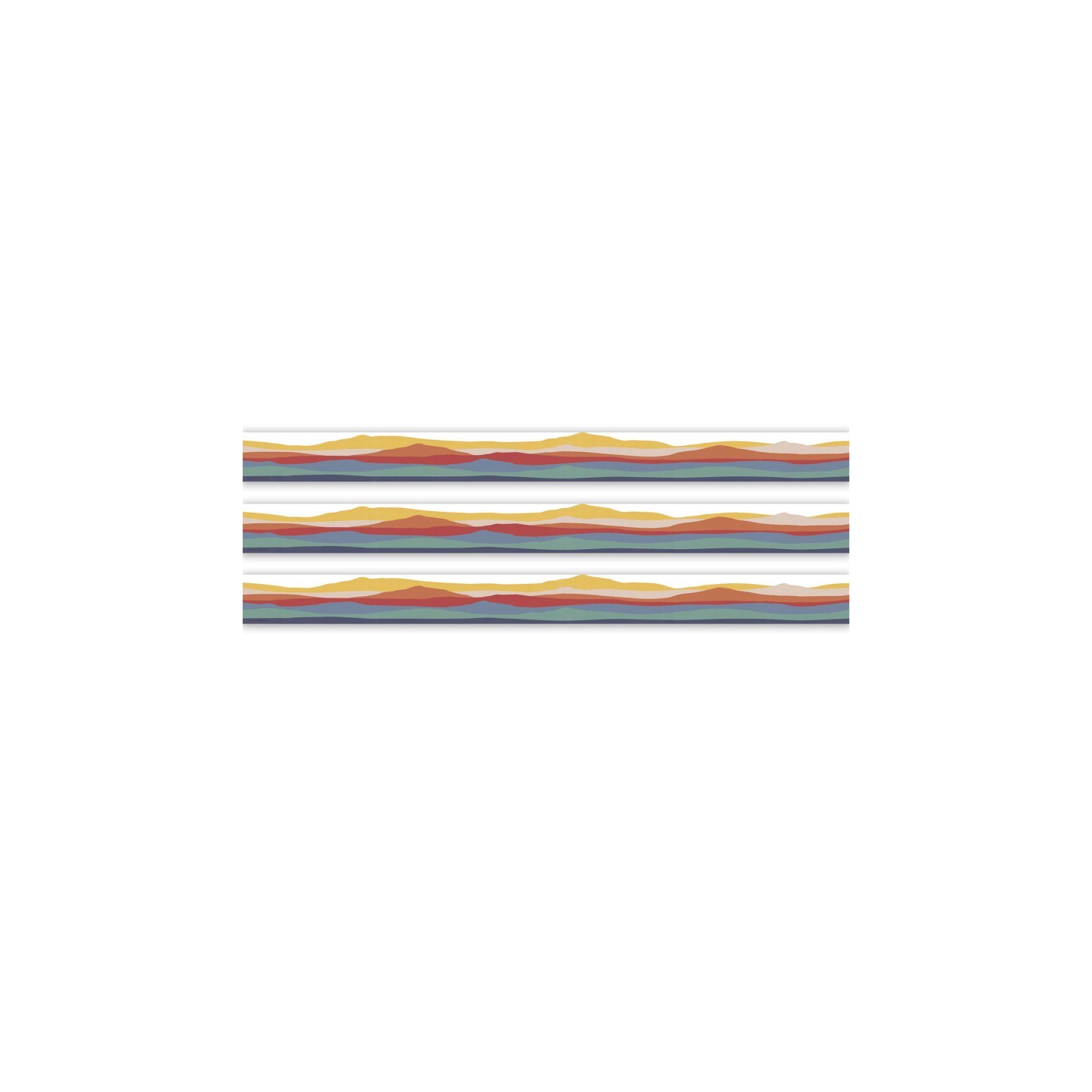 Teacher Created Resources® Moving Mountains Road Trip On the Horizon Die-Cut Border Trim, 35 Feet Per Pack, 3 Packs