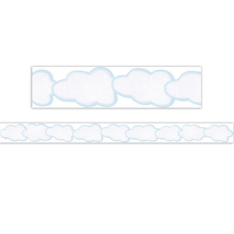 Teacher Created Resources® Clouds Die-Cut Border Trim, 35 Feet