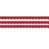 Teacher Created Resources® Cranberry Red Scalloped Border Trim, 35 Feet Per Pack, 3 Packs