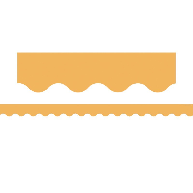 Teacher Created Resources® Golden Sun Scalloped Border Trim, 35 Feet