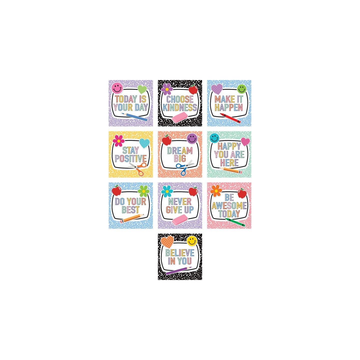 Teacher Created Resources® Cool for School Positive Sayings Accents, Pack of 30