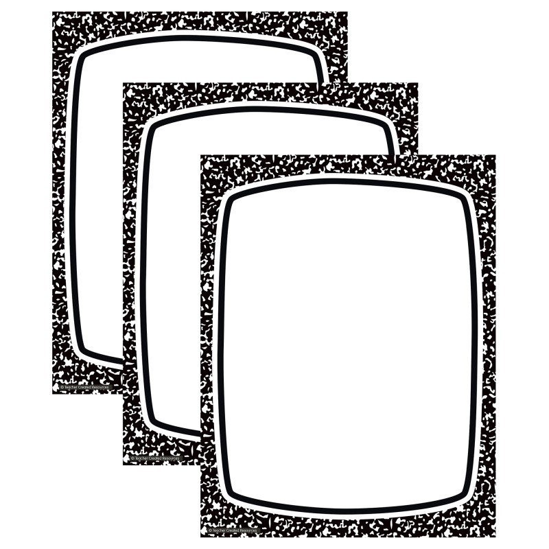 Teacher Created Resources® Cool for School Computer Paper, 50 Sheets Per Pack, 3 Packs