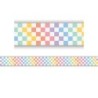 Teacher Created Resources® Cool for School Checkers Straight Border Trim, 35 Feet