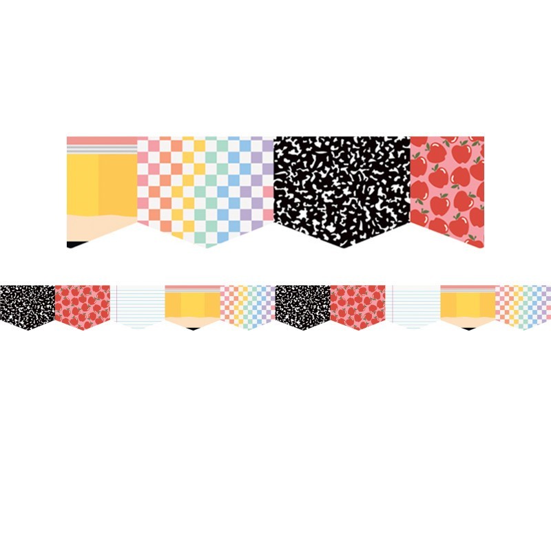 Teacher Created Resources® Cool for School Die-Cut Border Trim, 35 Feet