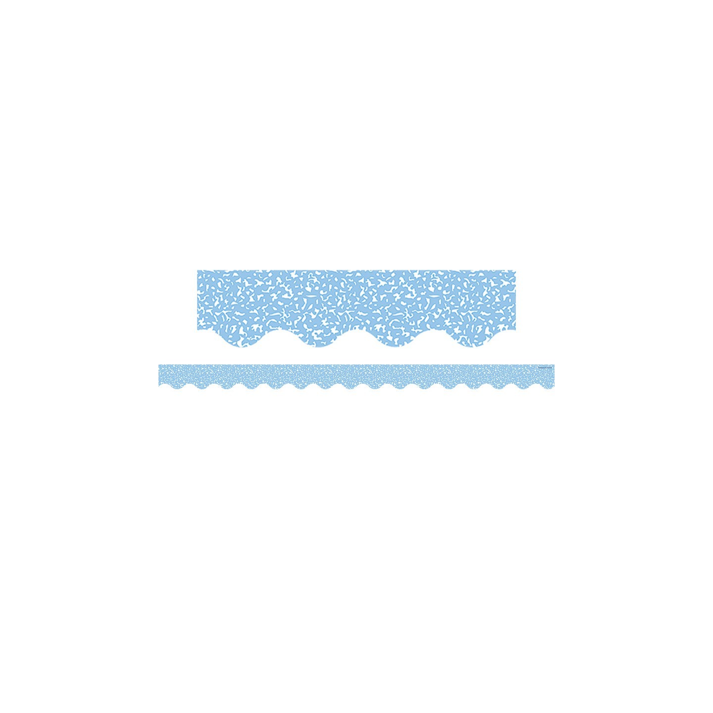 Teacher Created Resources® Composition Blue Scalloped Border Trim, 35 Feet