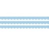 Teacher Created Resources® Composition Blue Scalloped Border Trim, 35 Feet Per Pack, 3 Packs