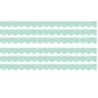 Teacher Created Resources® Composition Green Scalloped Border Trim, 35 Feet Per Pack, 6 Packs