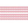 Teacher Created Resources® Composition Pink Scalloped Border Trim, 35 Feet Per Pack, 6 Packs