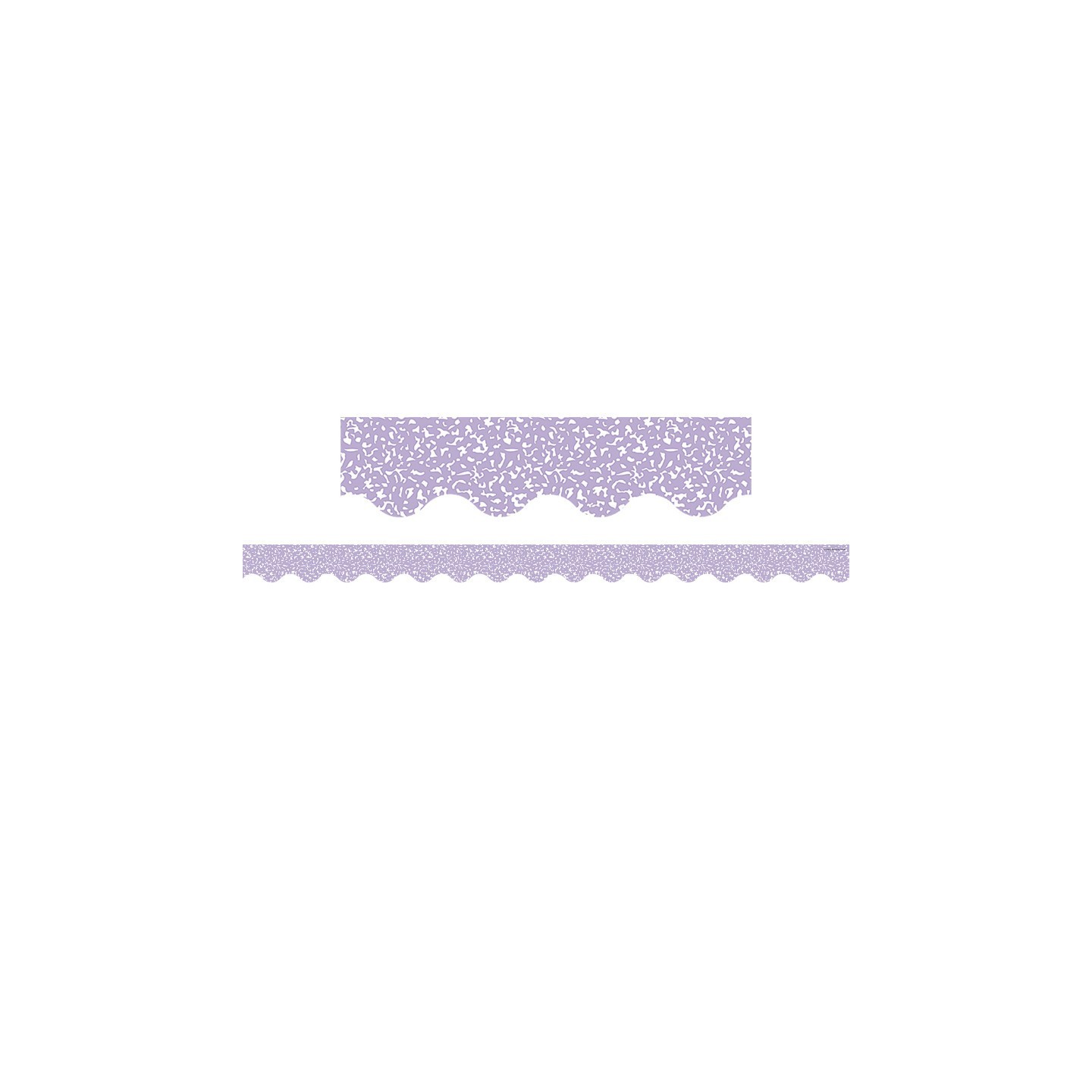 Teacher Created Resources® Composition Purple Scalloped Border Trim, 35 Feet