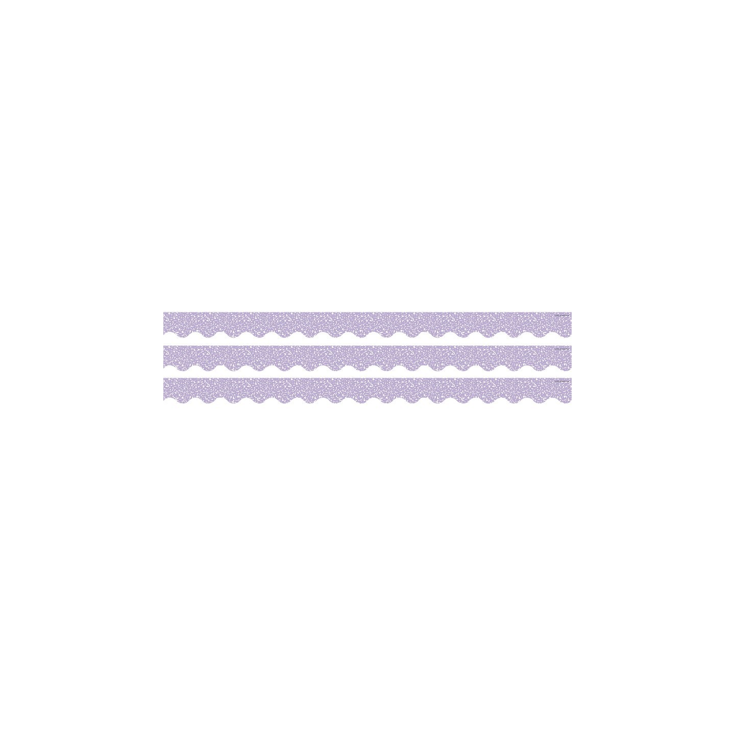 Teacher Created Resources® Composition Purple Scalloped Border Trim, 35 Feet Per Pack, 3 Packs