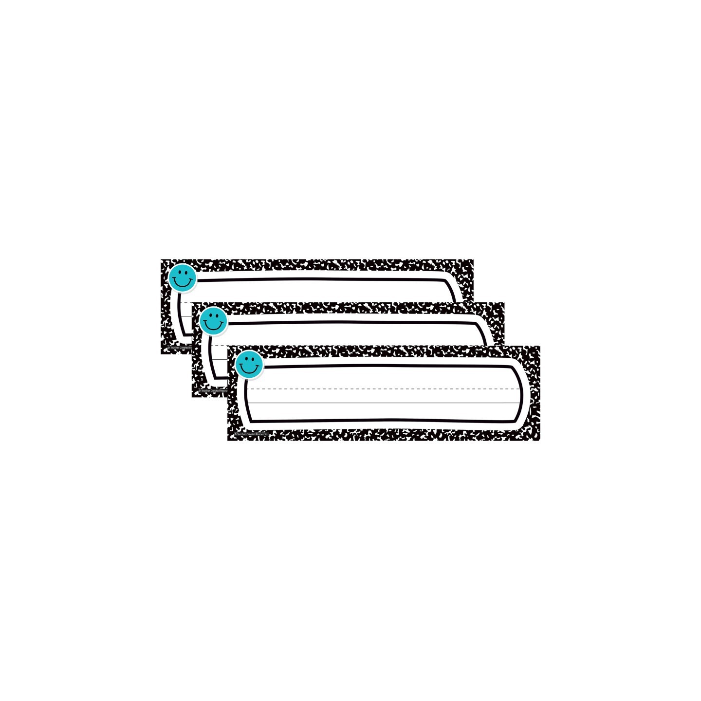 Teacher Created Resources® Cool for School Flat Name Plates, 36 Per Pack, 3 Packs