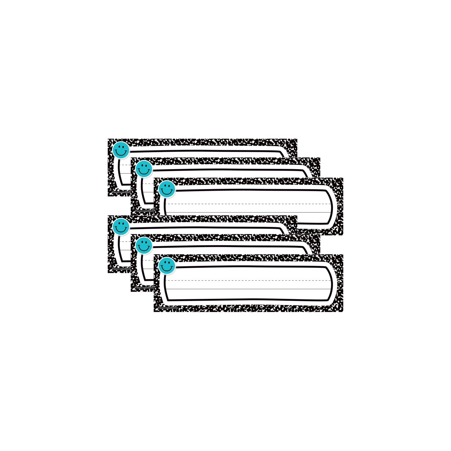 Teacher Created Resources® Cool for School Flat Name Plates, 36 Per Pack, 6 Packs