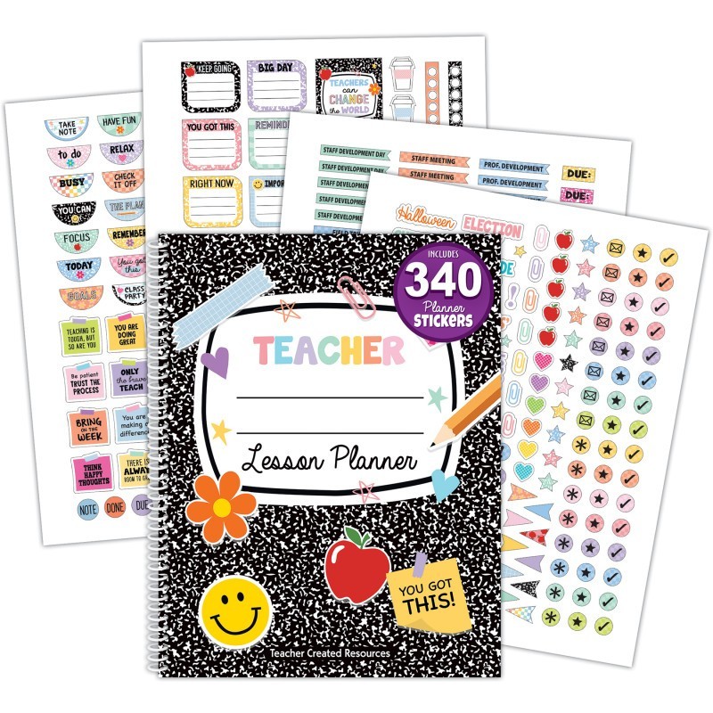 Teacher Created Resources® Cool for School Teacher Plan Book