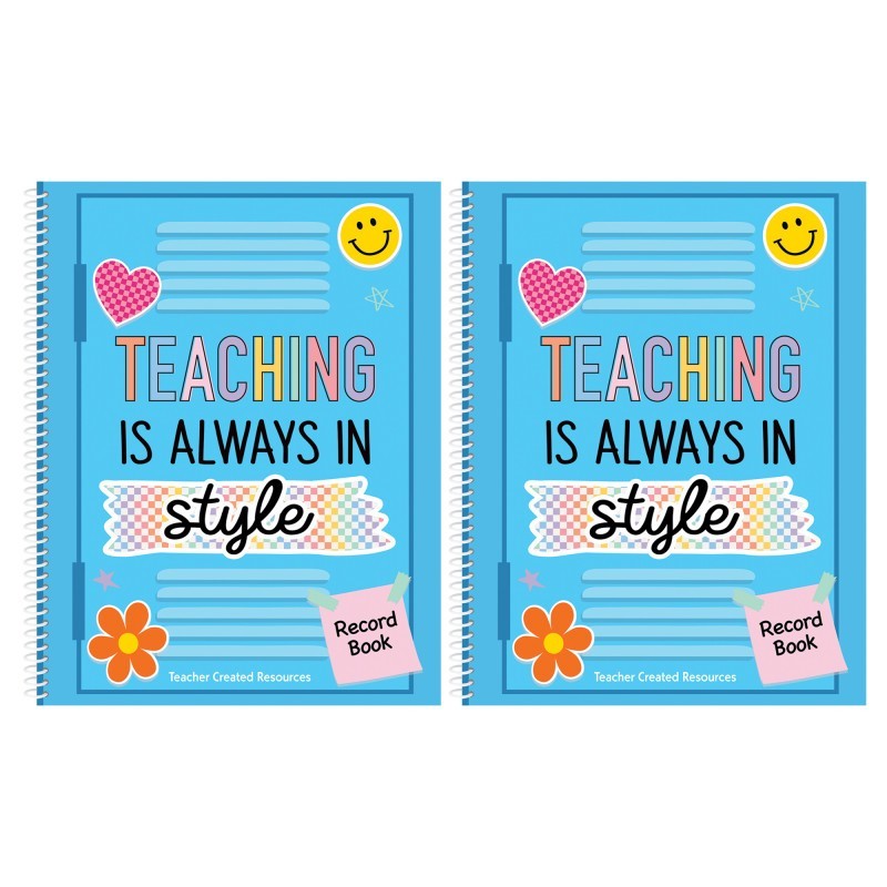 Teacher Created Resources® Cool for School Record Book, Pack of 2